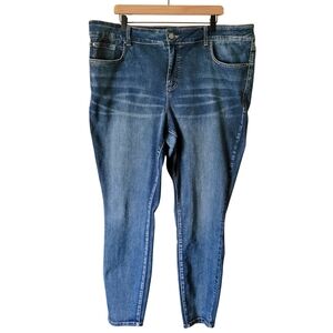 Maurice's Everflex Women's Jeans High Rise Blue Plus Size 22W